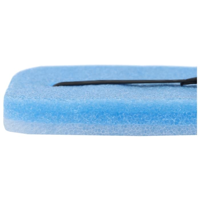 Сидушка туристическая на резинке maclay, с фольгой, 40×27×2.5 см, синяя