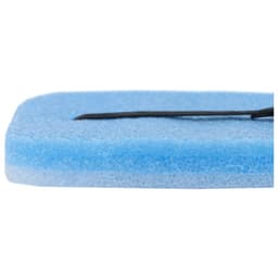 Сидушка туристическая на резинке maclay, с фольгой, 40×27×2.5 см, синяя