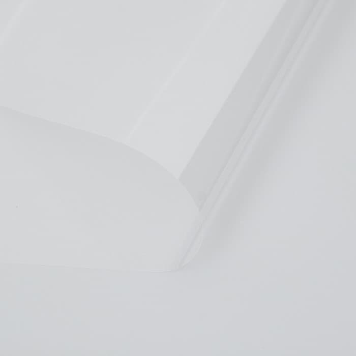 Пленка для цветов и букетов прозрачная 0.6×46.5 м, 1000 г, 40 мкм