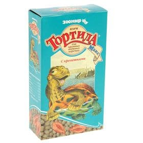 Лакомство «Тортила МАКС» для крупных водяных черепах, с креветками, 70 г