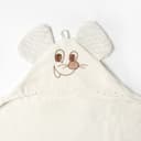 Полотенце - уголок, 125×65 см, бежевое