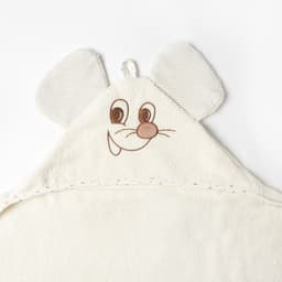 Полотенце - уголок, 125×65 см, бежевое