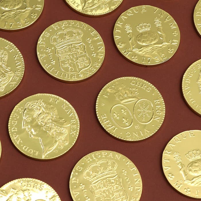 Медали шоколадные «Пиастры», 25 г