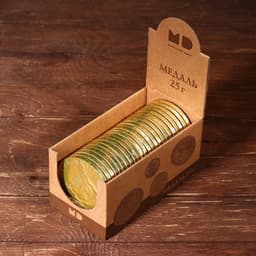 Медали шоколадные «Пиастры», 25 г