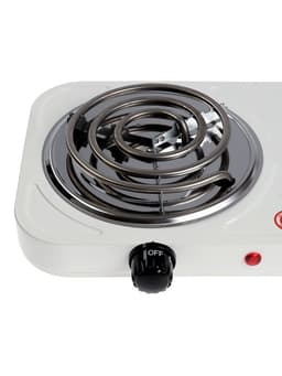 Плитка электрическая Luazon LHP-003, 2 конфорки, 2000 Вт, нагреватель спираль, белая