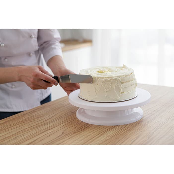 Кондитерская лопатка - палетка, изогнутая, 26.7 см, рабочая часть 14.5 см, для блинов, чёрная