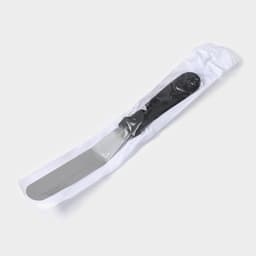 Кондитерская лопатка - палетка, изогнутая, 26.7 см, рабочая часть 14.5 см, для блинов, чёрная