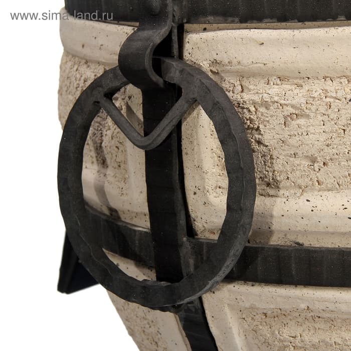 Тандыр «Сармат Донской», h=67 см, d=42 см, 56 кг, 8 шампуров, кочерга, совок