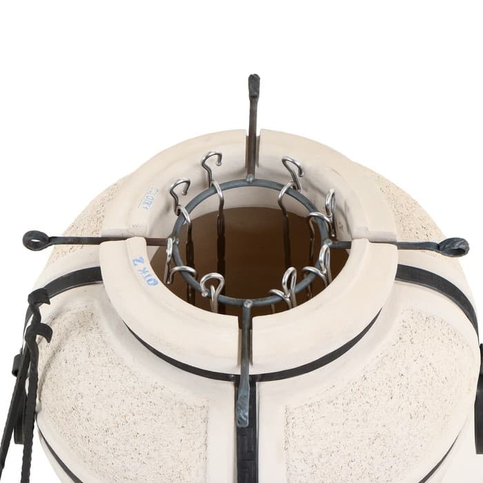 Тандыр «Сармат Атаман» h=107 см, d=61, 130 кг, 12 шампуров, кочерга, совок, керамика