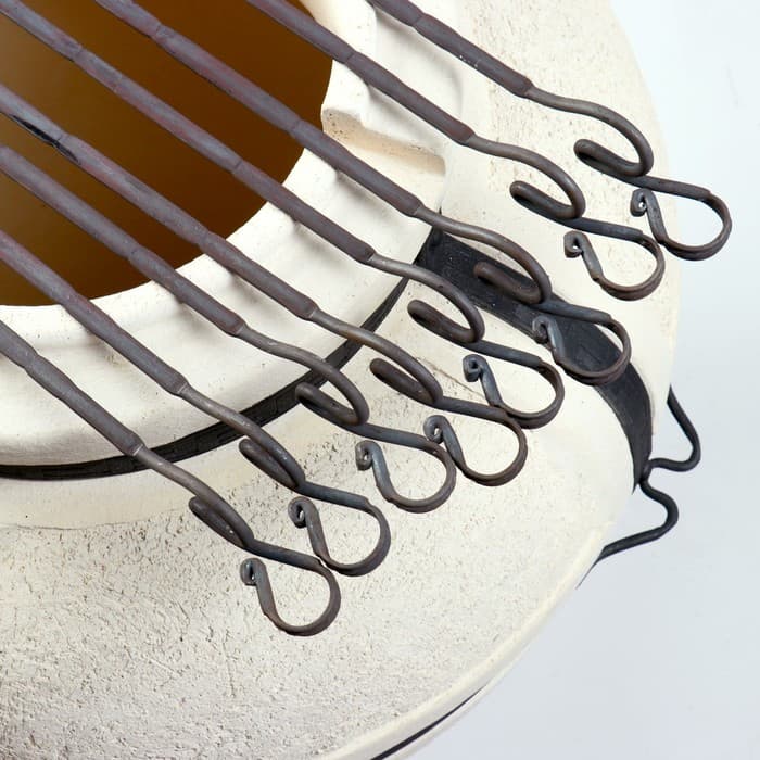 Тандыр «Сармат Атаман» h=107 см, d=61, 130 кг, 12 шампуров, кочерга, совок, керамика