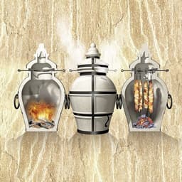 Тандыр «Сармат Атаман» h=107 см, d=61, 130 кг, 12 шампуров, кочерга, совок, керамика