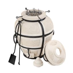 Тандыр «Сармат Атаман» h=107 см, d=61, 130 кг, 12 шампуров, кочерга, совок, керамика