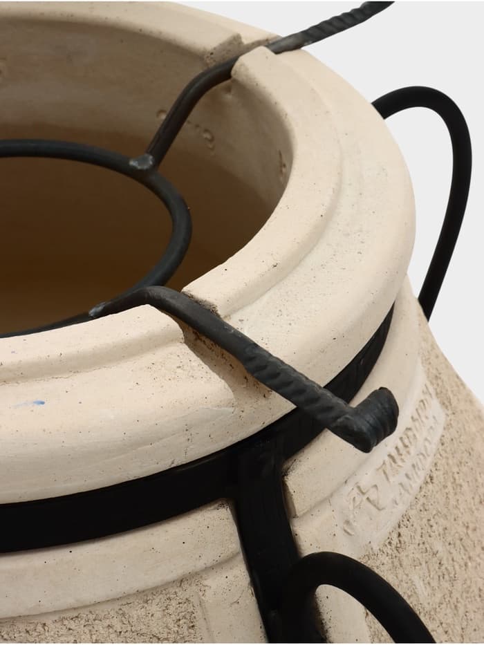 Тандыр «Сармат Аладдин» мини, h=91 см, d=62, 100 кг, 12 шампуров, кочерга, совок, керамика