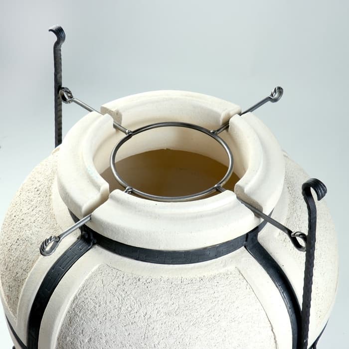 Тандыр «Сармат Большой», h=103 см, d=59 см, 125 кг, 8 шампуров, кочерга, совок