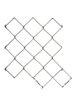 Сетка – рабица металлическая ТУ, без покрытия, ячейка 50×50 мм, толщина 1.6 мм, размер рулона 1.5×10 м