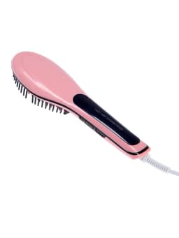 Расческа Luazon LR-01, электрическая, 35 Вт, дисплей, регулировка температуры, 220 В, розовая