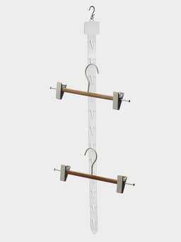 Стрип лента с подвесом на 12 крючков, L=63.5 см, 10 шт. прозрачный