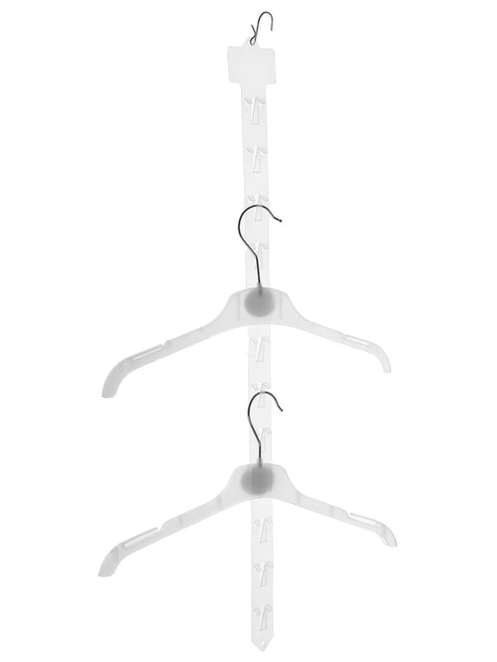 Стрип лента с подвесом на 12 крючков, L=63.5 см, 10 шт. прозрачный