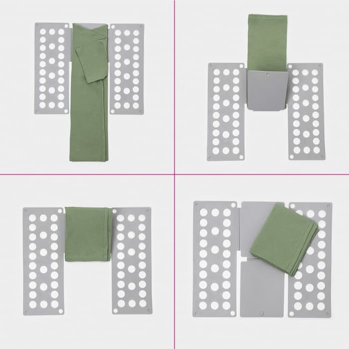 Приспособление для складывания одежды 47.5×40 см, серое