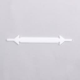 Шнурки для обуви, 6 шт., силиконовые, плоские, 13 мм, 9 см, белые