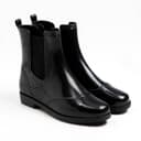 Сапоги женские на резинке, цвет чёрный, размер 40