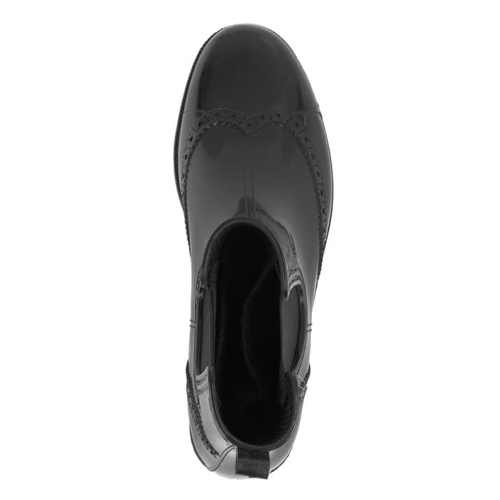 Сапоги женские на резинке, цвет чёрный, размер 40