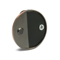 Упор дверной U103AC, d=42 мм, h=23 мм, цвет медь