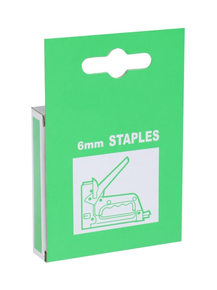 Скобы для мебельного степлера ТУНДРА, закалённые, тип 140, 6 мм, 1000 шт.