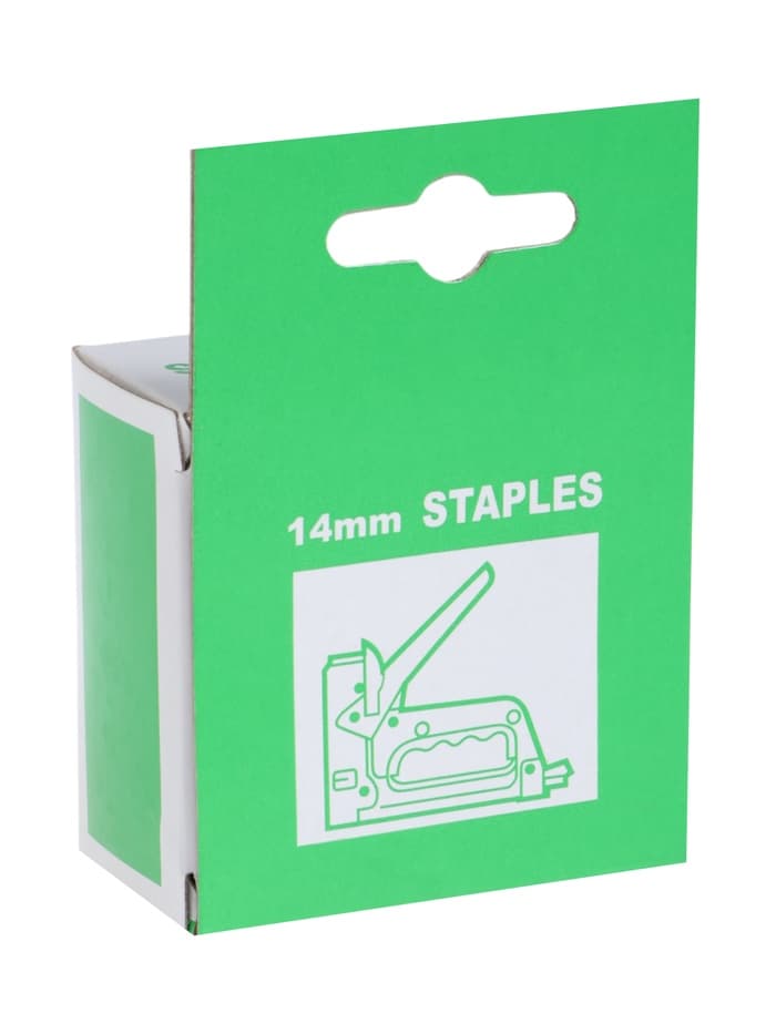 Скобы для мебельного степлера ТУНДРА, закалённые, тип 140, 14 мм, 1000 шт.