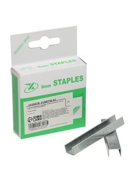 Скобы для мебельного степлера ТУНДРА, закалённые, тип 140, 8 мм, 1000 шт.