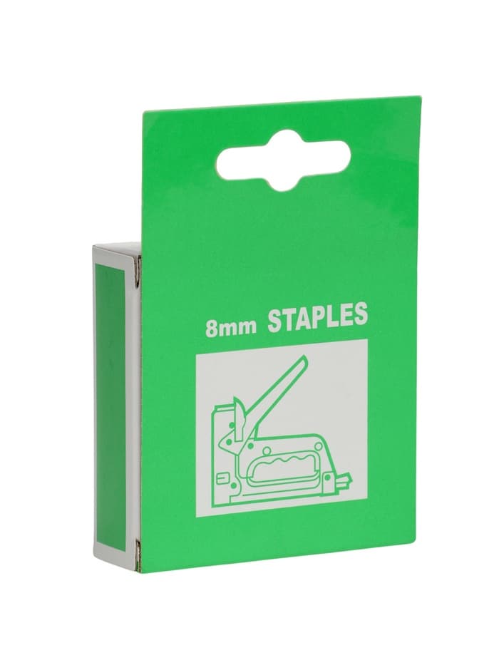 Скобы для мебельного степлера ТУНДРА, закалённые, тип 140, 8 мм, 1000 шт.