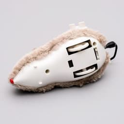 Мышь заводная, 12 см, искусственный мех, серая