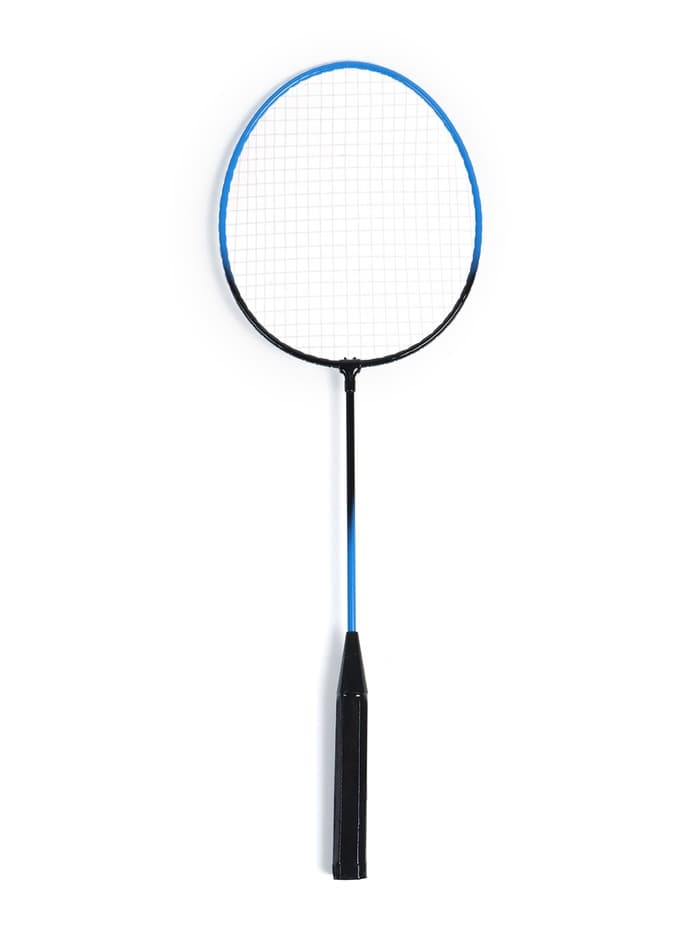 Ракетки для бадминтона ONLYTOP, набор 2 шт., в чехле, чёрно-синие