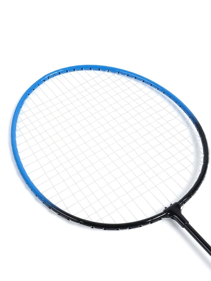 Ракетки для бадминтона ONLYTOP, набор 2 шт., в чехле, чёрно-синие