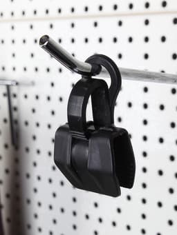 Крючок - вешалка с прищепкой, 50 шт. 3×5.5×1.7 см, чёрный