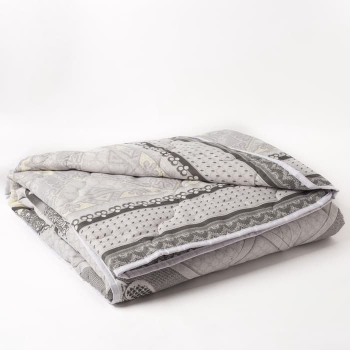 Одеяло 1.5-спальное облегченное 145×205, овечья шерсть, 200 г/м, бязь МИКС 120 г/м, хлопок 100%