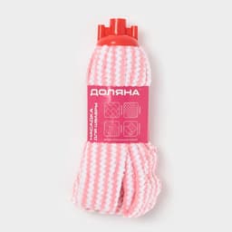 Насадка для швабры ленточная Доляна «Юбочка», микрофибра, 28×7×7 см, МИКС