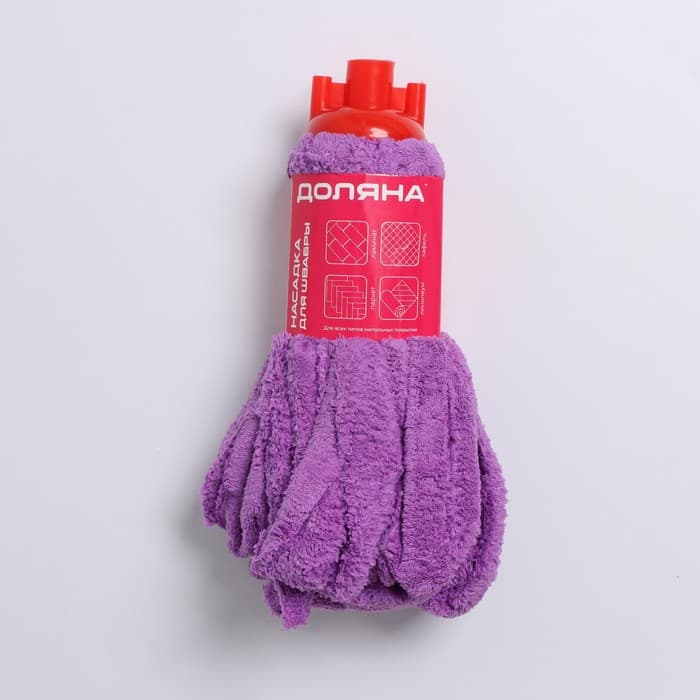 Насадка для швабры ленточная Доляна «Юбочка», микрофибра, 28×7×7 см, МИКС
