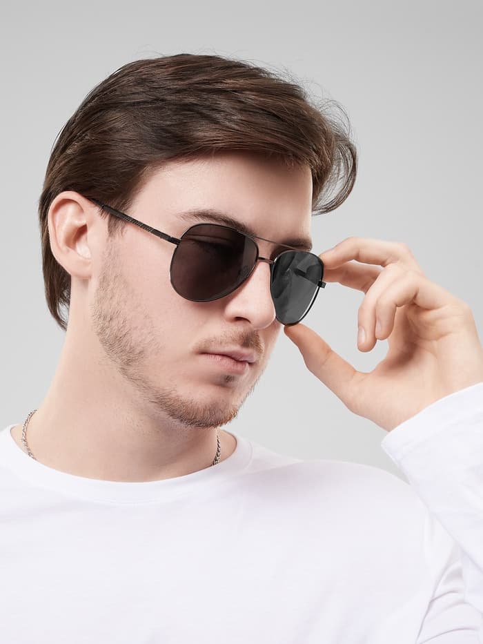 Очки солнцезащитные «OneSun. Авиаторы», поляризационные, UV 400, линза 5.5×6 см