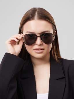 Очки солнцезащитные «OneSun. Авиаторы», поляризационные, UV 400, линза 5.5×6 см