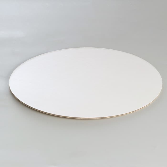 Подложка для торта усиленная 26 см, золото - жемчуг, 3.2 мм