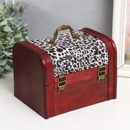 Набор шкатулок для украшений «Сундучок. Шкура леопарда», дерево, 3 шт.