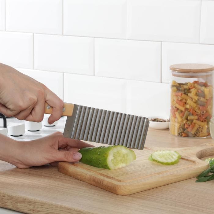 Нож для фигурной резки Доляна, 27×6 см, бежевый