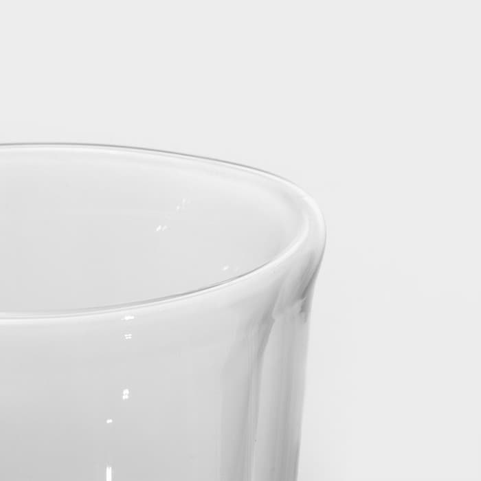 Стакан «Марте», 350 мл, с двойными стенками, стекло, прозрачный