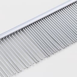 Расчёска дял шерсти большая, 19×5 см, редкие и частые зубья, металл