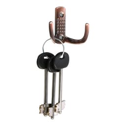 Крючок мебельный ТУНДРА TKd=011, двухрожковый, медь