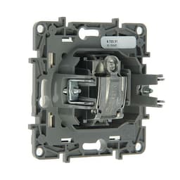 Розетка ТВ Legrand Etika, скрытая, одноместная, 2 дБ, тип «звезда», слоновая кость, 672351