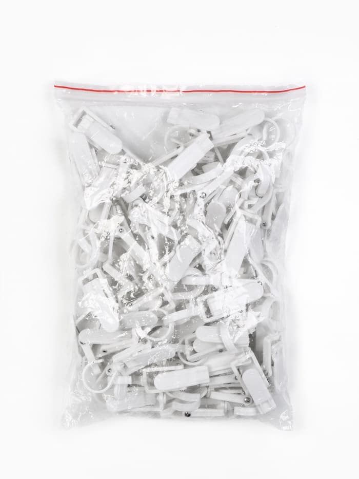 Крючок - вешалка с прищепкой, 10.5×3×3.5 см, белый