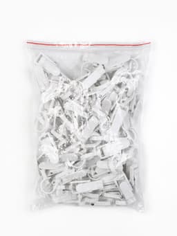 Крючок - вешалка с прищепкой, 10.5×3×3.5 см, белый