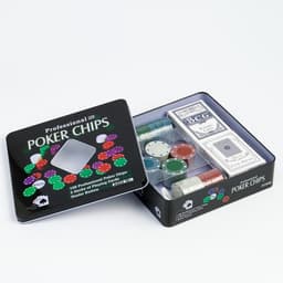 Покер, набор для игры (карты 2 колоды, фишки 100 шт.), без номинала